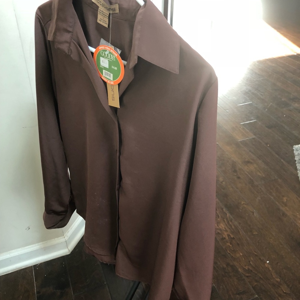 Long Sleeve Silk Shirt